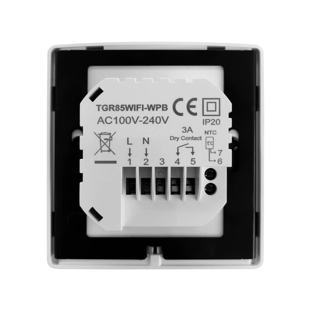 Termostat pentru incalzire termica pe gaz Beok TGR85-WIFI-WPB, Programare, Control aplicatie — imaginea 6