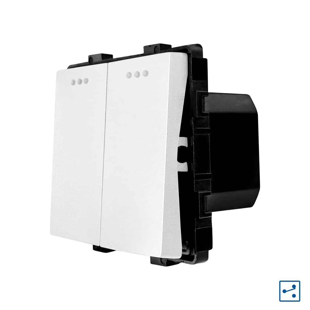 Modul Intrerupator Dublu Cap Scara Mecanic LUXION — imaginea 1
