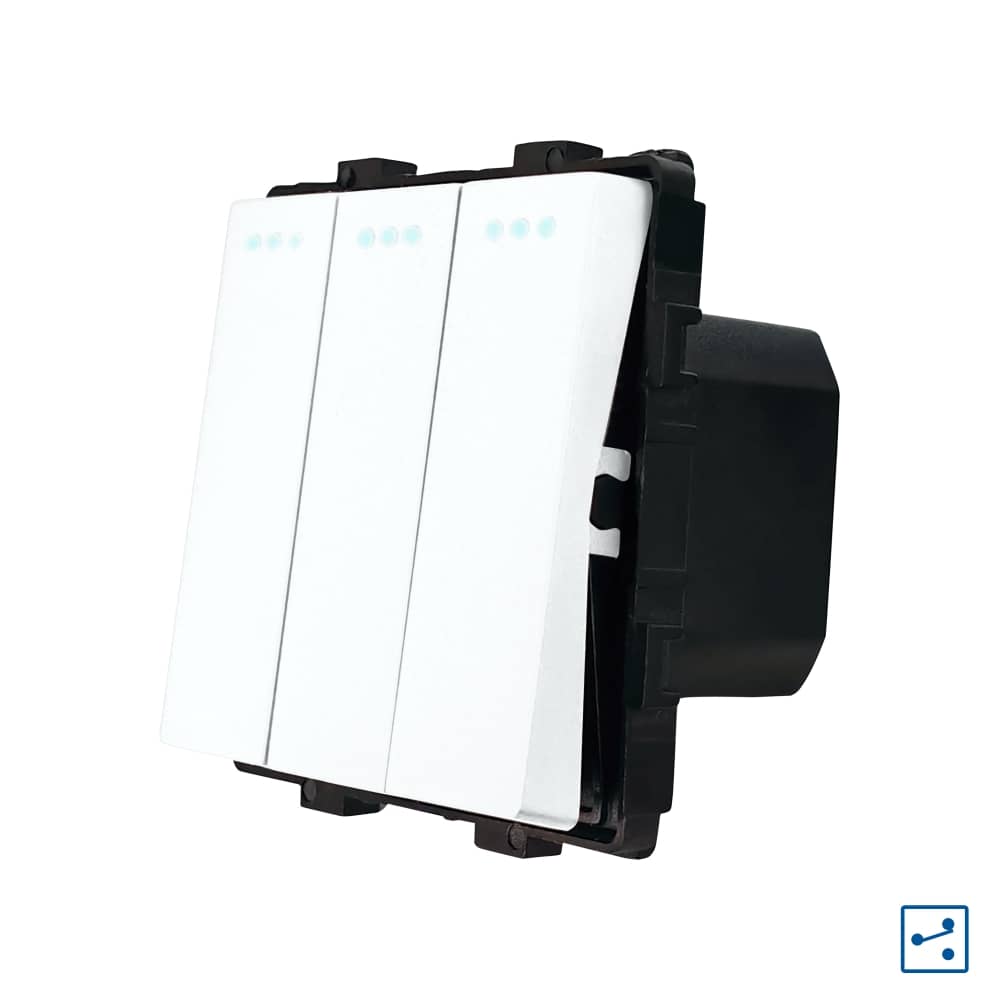 Modul Intrerupator Triplu Cap Scara Mecanic LUXION — imaginea 1