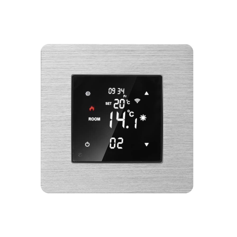 Termostat Wi-Fi pentru incalzirea electrica LUXION cu Rama din Aluminiu — imaginea 2