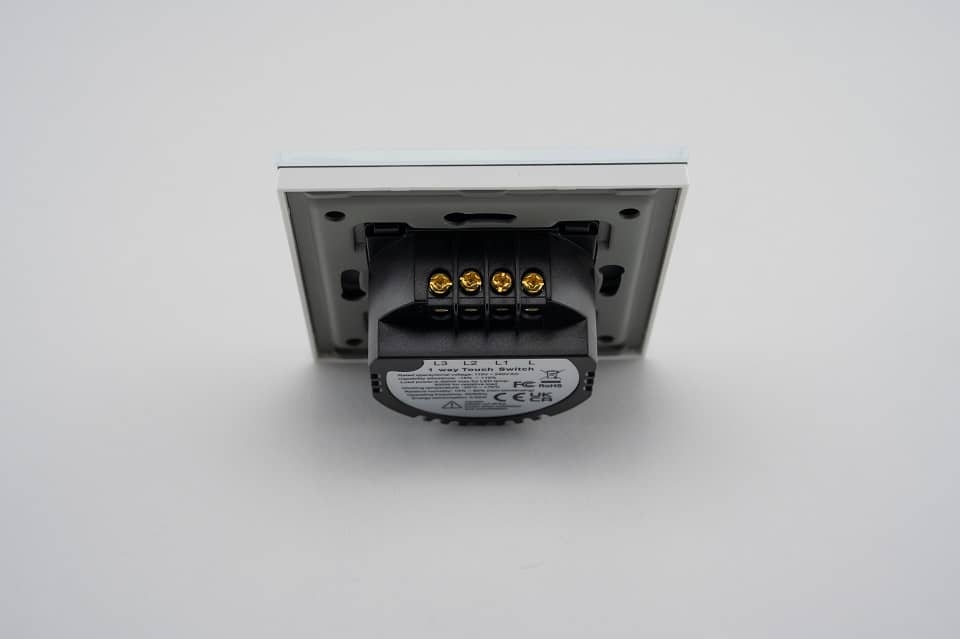 Intrerupator Triplu cu Touch din Sticla LUXION, 500W — imaginea 8