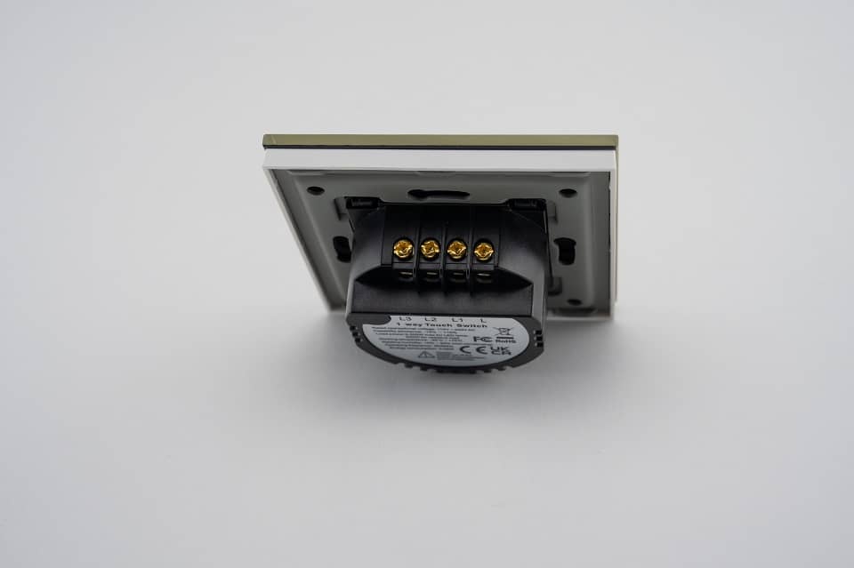 Intrerupator Triplu cu Touch din Sticla LUXION, 500W — imaginea 8