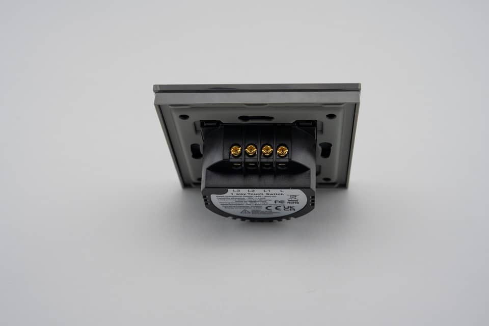 Intrerupator Triplu cu Touch din Sticla LUXION, 500W — imaginea 8