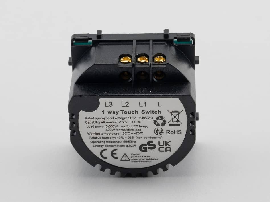 Modul Intrerupator Dublu din Silicon cu Touch LUXION — imaginea 8