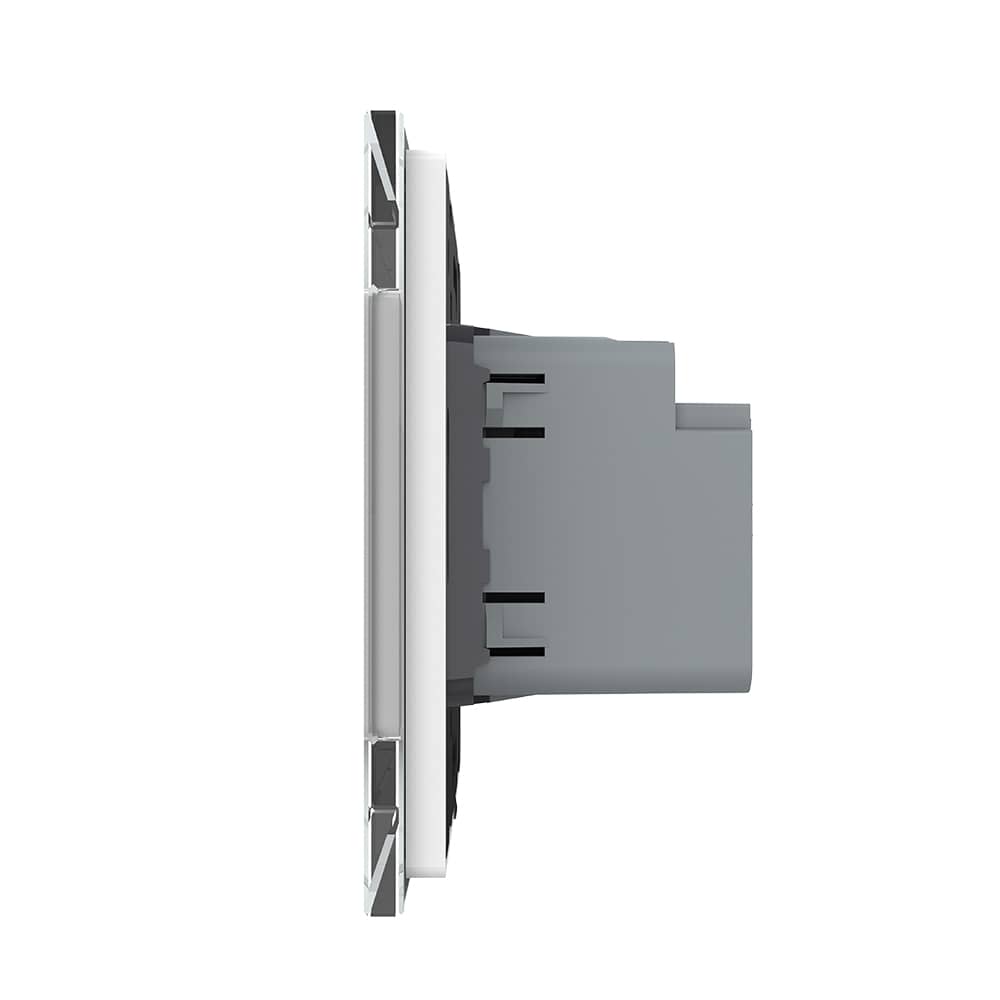 Priza USB-A + USB-C cu Rama Din Sticla LIVOLO - Serie Noua — imaginea 3