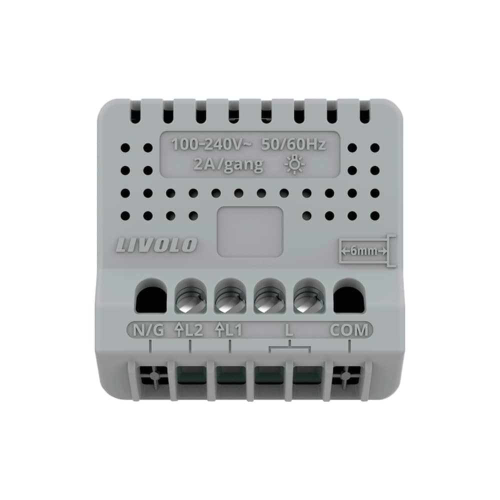Modul Intrerupator Dublu Wireless cu Variator cu Touch LIVOLO – Serie Noua — imaginea 4
