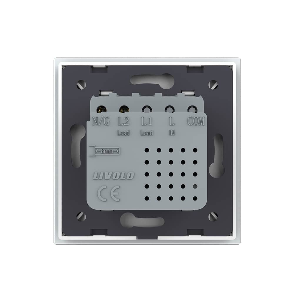 Priza USB-A + USB-C cu Rama Din Sticla LIVOLO - Serie Noua — imaginea 4