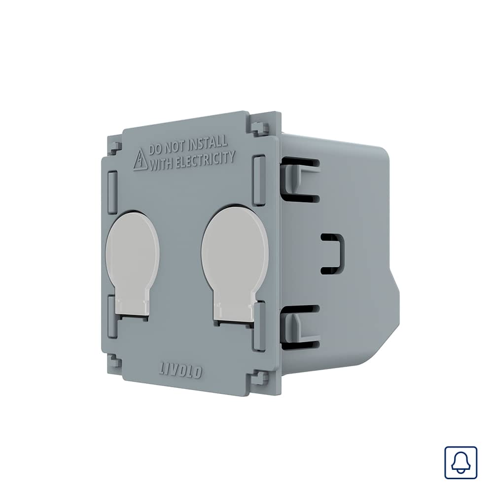Modul Intrerupator Dublu cu Revenire / Reset cu Touch LIVOLO - Serie Noua — imaginea 1