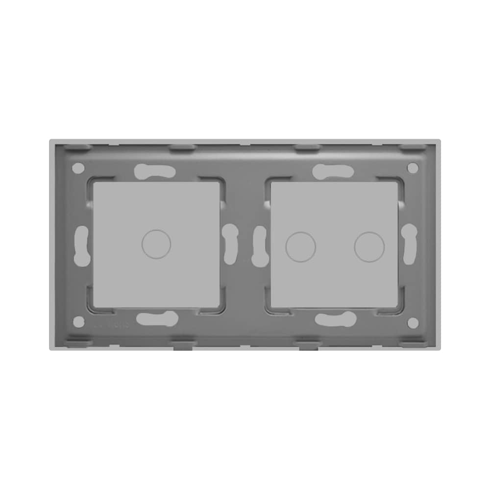 Panou Intrerupator Dublu + Simplu cu Touch Din Sticla LUXION — imaginea 4