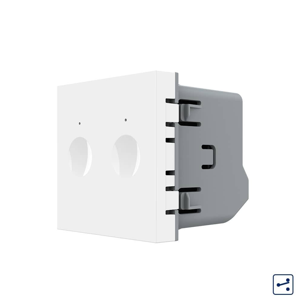 Modul Intrerupator Dublu Cap Scara / Cruce cu Touch LIVOLO - Serie Noua — imaginea 1