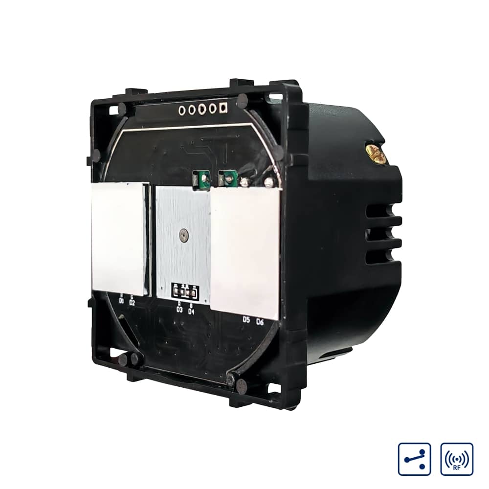 Modul Intrerupator Dublu Cap Scara, RF433 cu Touch LUXION — imaginea 1
