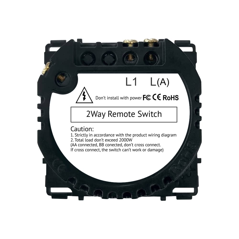 Modul Intrerupator Simplu Cap Scara, RF433 cu Touch LUXION — imaginea 4