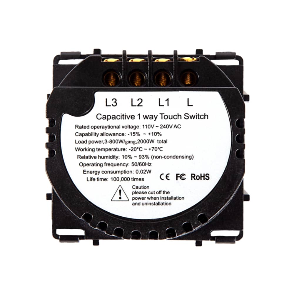 Modul Intrerupator Triplu cu Touch LUXION — imaginea 4