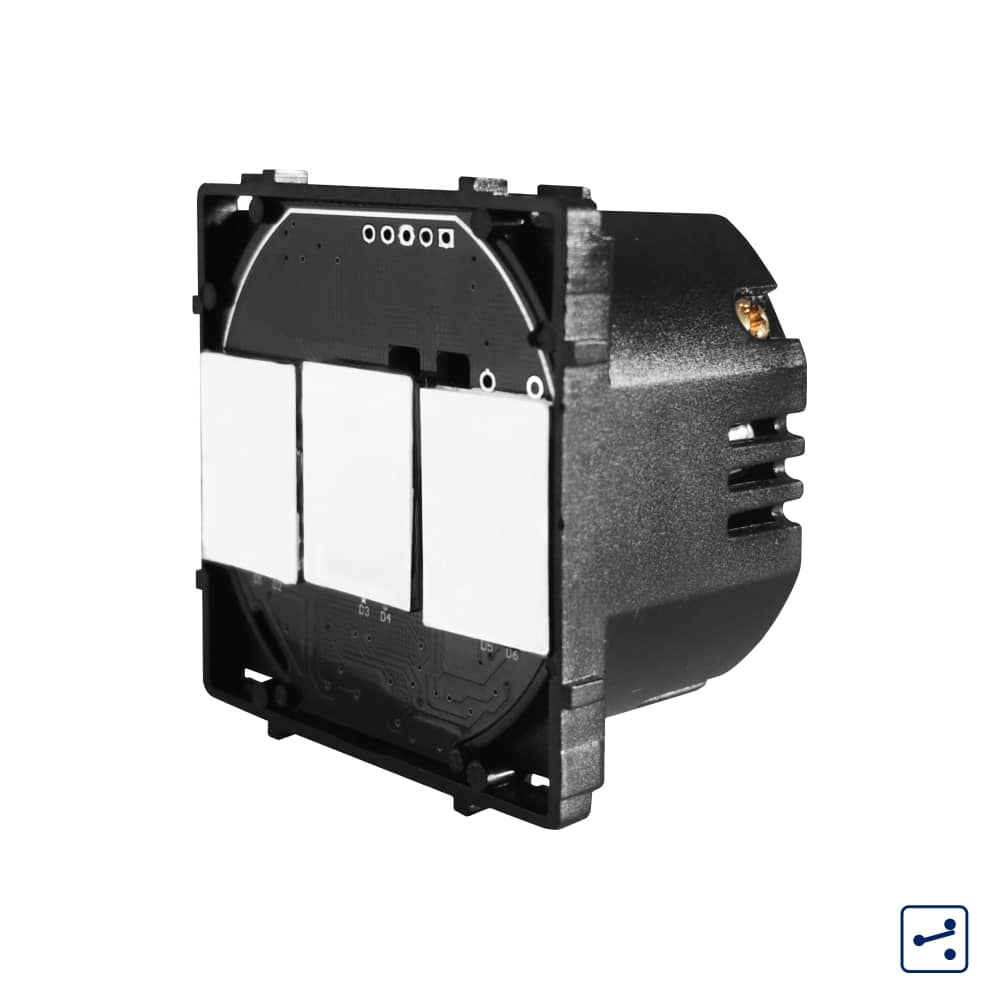 Modul Intrerupator Triplu Cap Scara cu Touch LUXION — imaginea 1