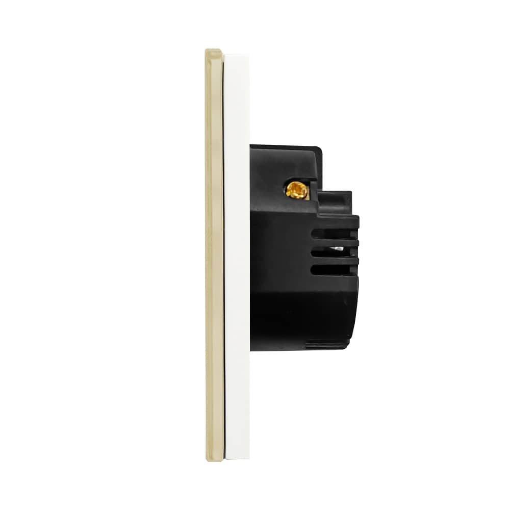Intrerupator Cvadruplu cu Touch din Sticla LUXION, 500W — imaginea 3