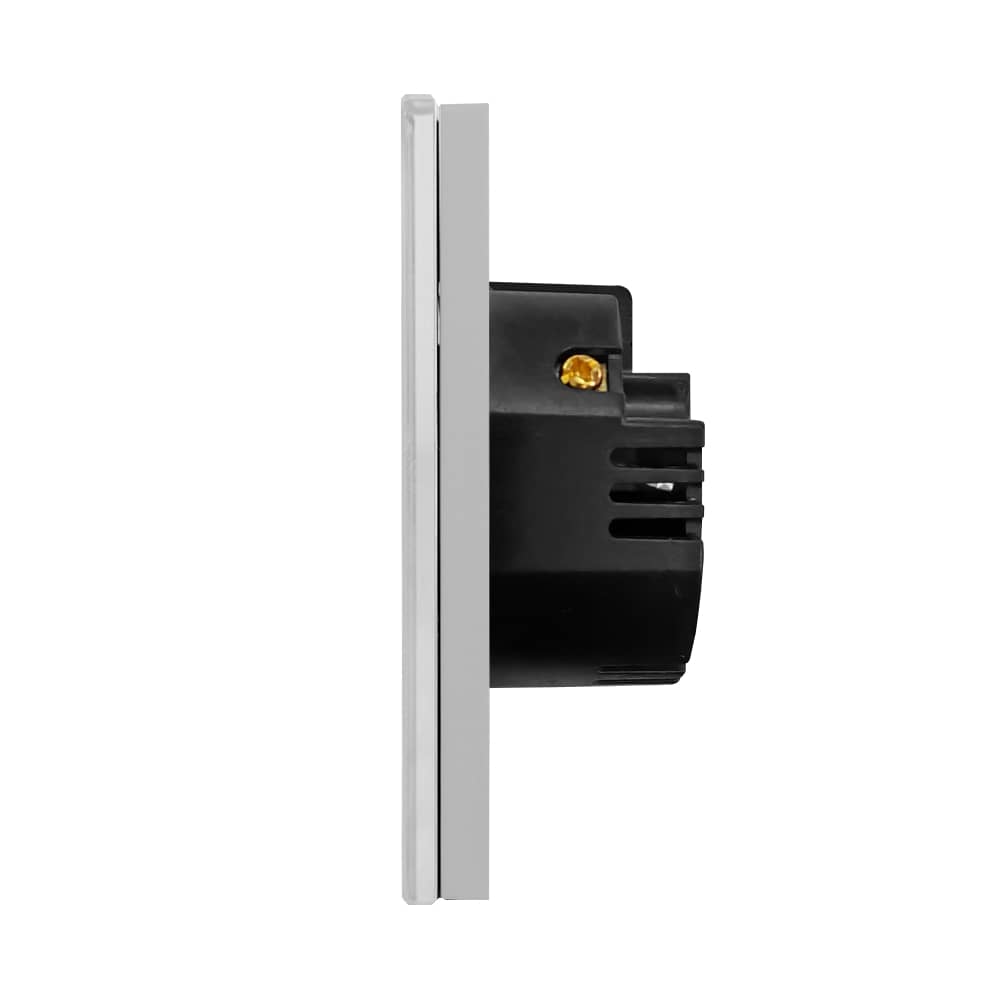 Intrerupator Cvadruplu cu Touch din Sticla LUXION, 500W — imaginea 3