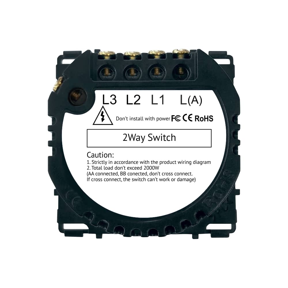 Modul Intrerupator Triplu Cap Scara cu Touch LUXION — imaginea 4