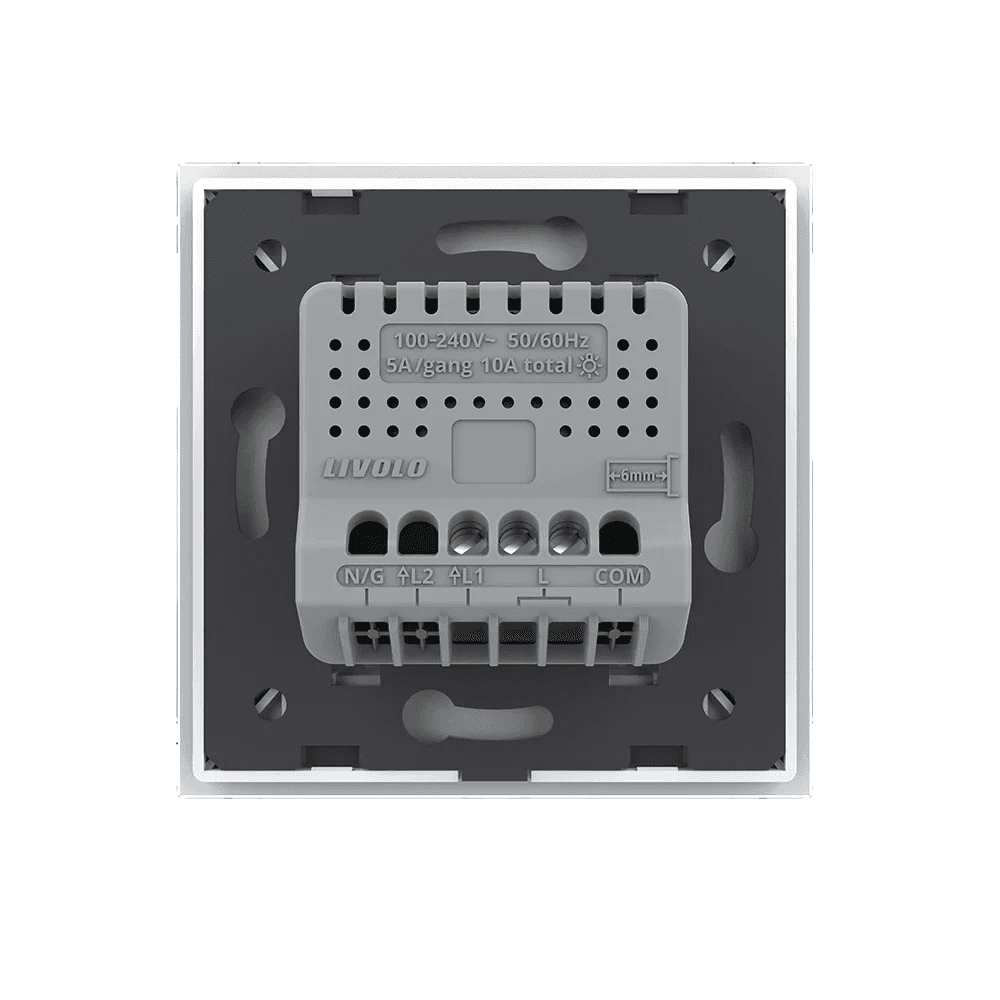 Intrerupator Simplu cu Touch LIVOLO din Sticla - Protocol ZigBee EC — imaginea 4