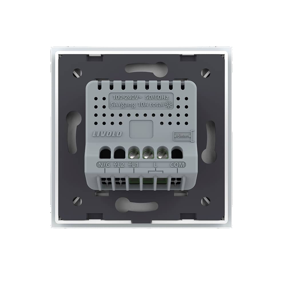 Intrerupator Simplu cu Touch LIVOLO din Sticla - Protocol ZigBee EC — imaginea 4