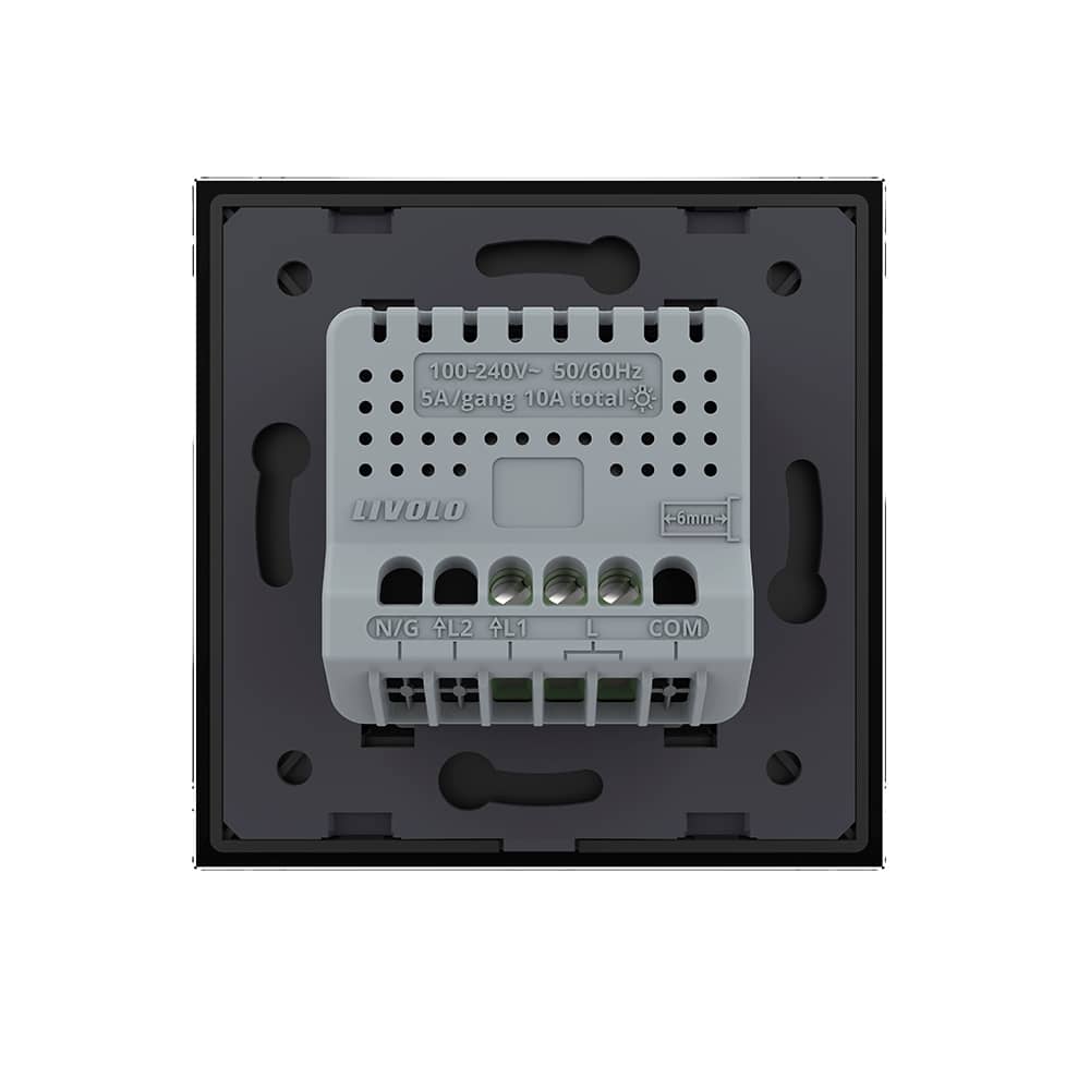 Intrerupator Simplu cu Touch LIVOLO din Sticla - Protocol ZigBee EC — imaginea 4