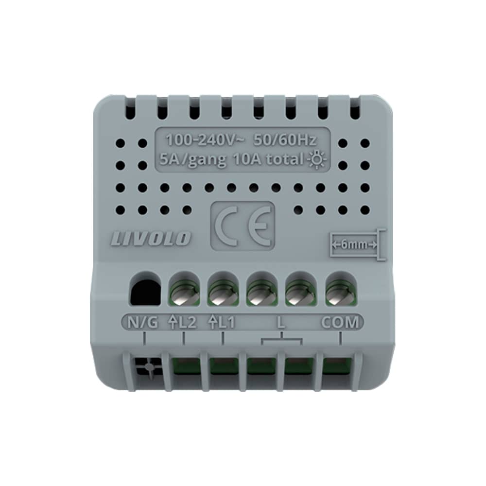 Modul Intrerupator Dublu Cap Scara / Cruce cu Touch LIVOLO - Protocol Zigbee EC — imaginea 4