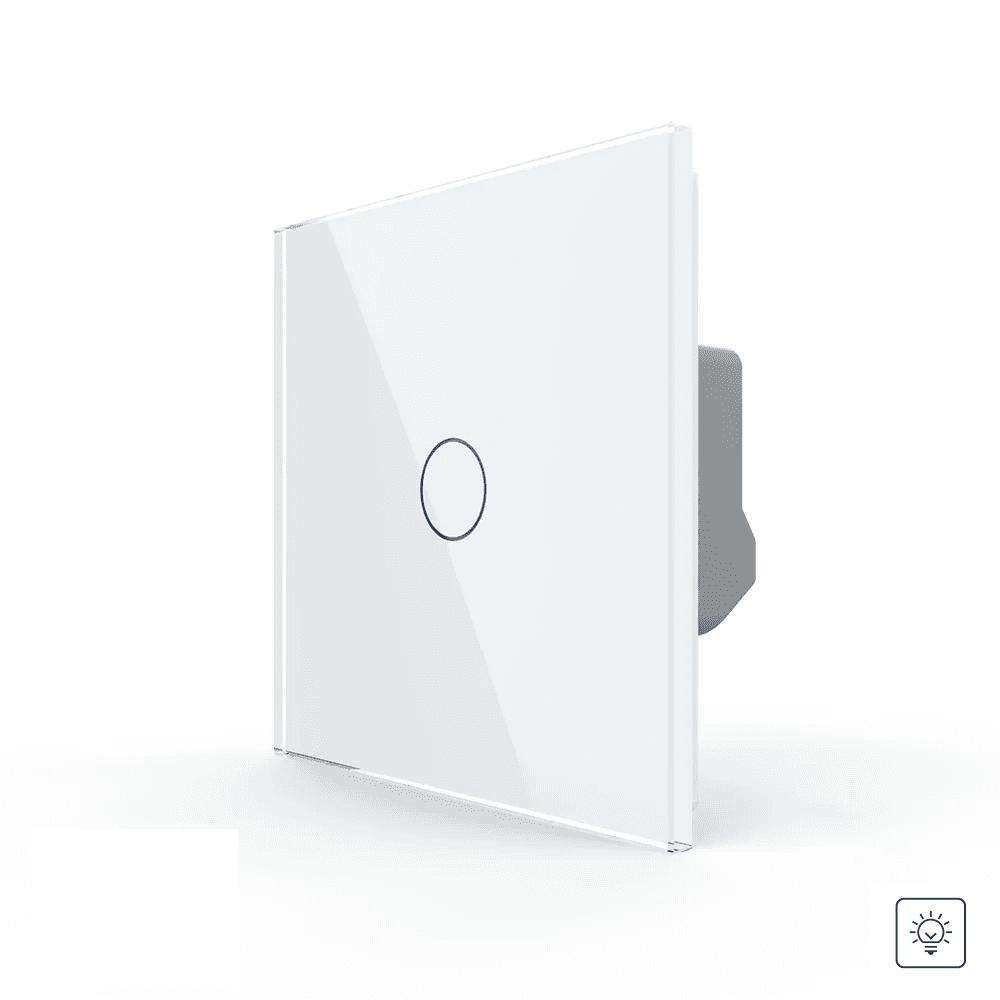 Intrerupator Simplu cu Variator LIVOLO cu Touch Din Sticla – Serie Noua — imaginea 1