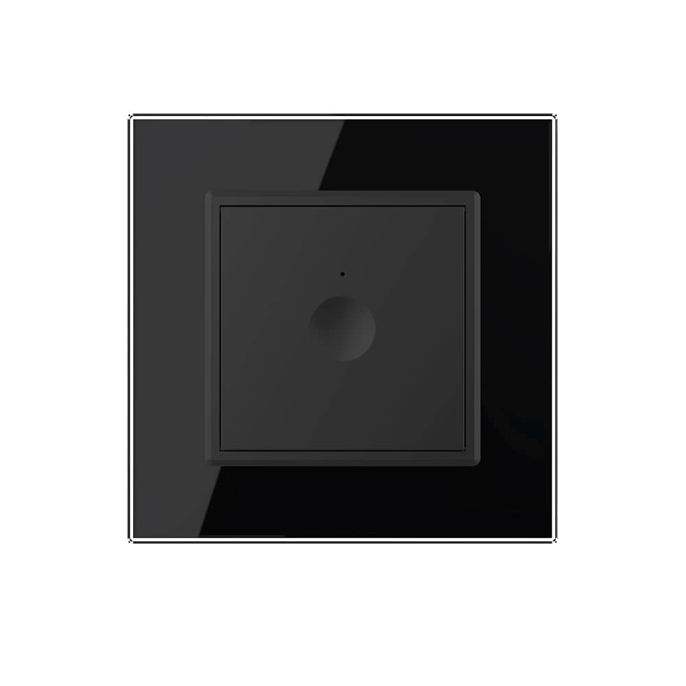 Intrerupator Simplu Cap Scara / Cruce cu Touch LIVOLO cu Rama din Sticla - Protocol Zigbee EC — imaginea 2