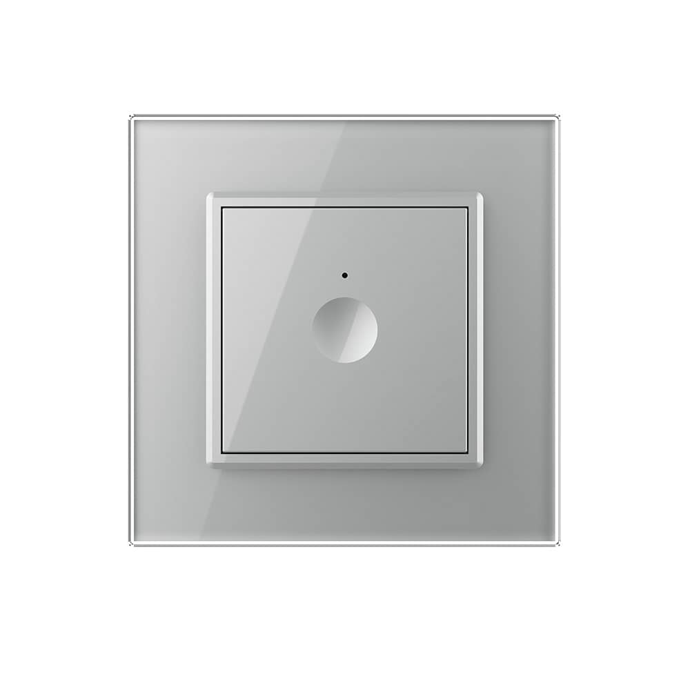 Intrerupator Simplu Cap Scara / Cruce cu Touch LIVOLO cu Rama din Sticla - Protocol Zigbee EC — imaginea 2