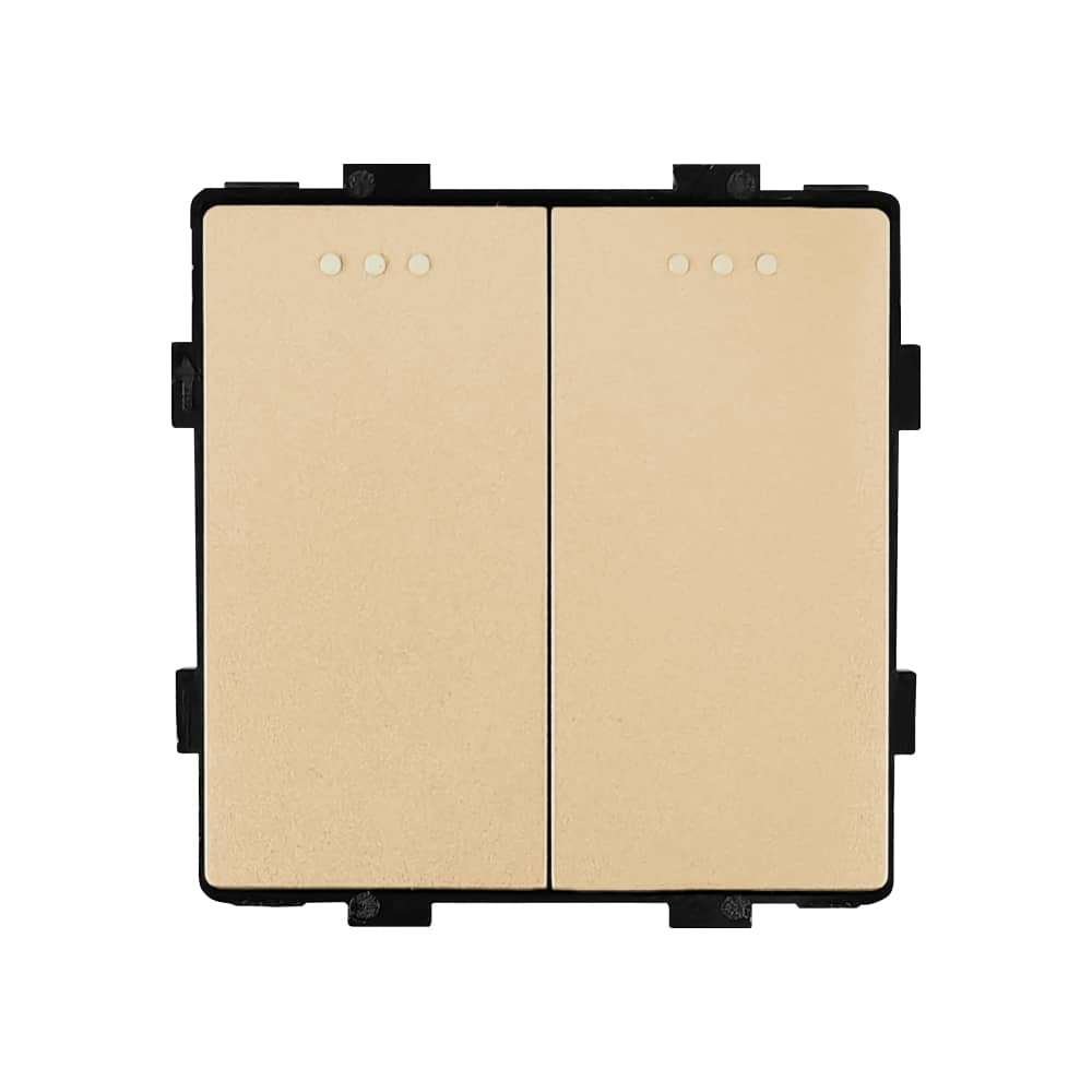 Modul Intrerupator Dublu Mecanic cu Reset / Revenire LUXION — imaginea 2