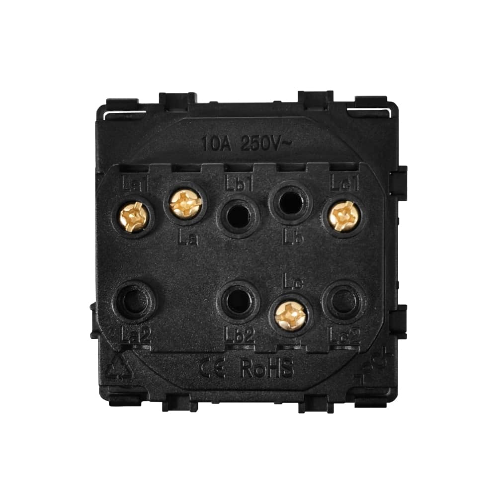 Modul Intrerupator Dublu Mecanic cu Reset / Revenire LUXION — imaginea 4