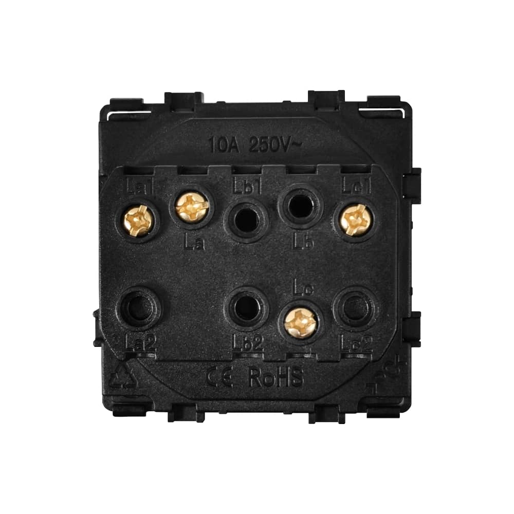 Modul Intrerupator Dublu Mecanic cu Reset / Revenire LUXION — imaginea 4