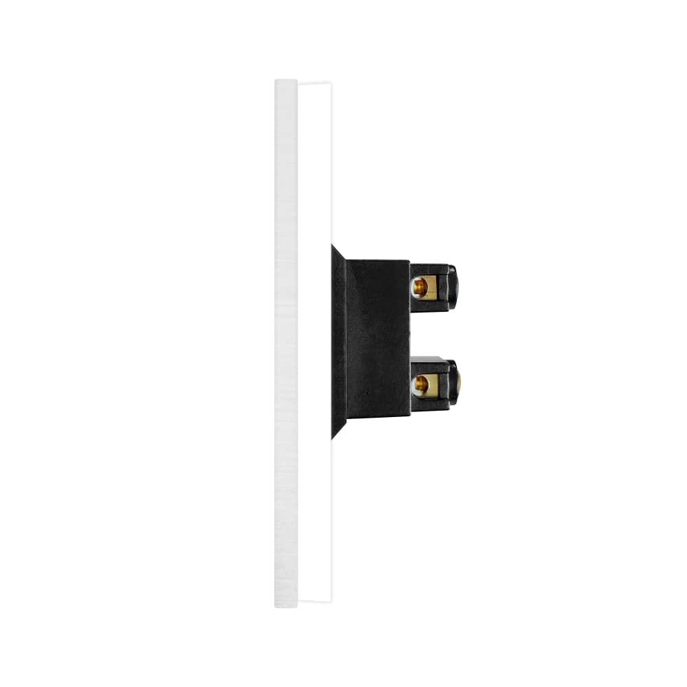Priza Dubla cu Module Inguste cu Rama din Aluminiu LUXION — imaginea 3
