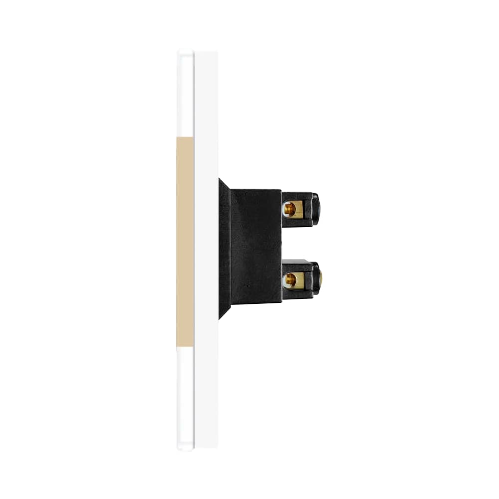 Priza Dubla cu Module Inguste cu Rama din Sticla LUXION — imaginea 3