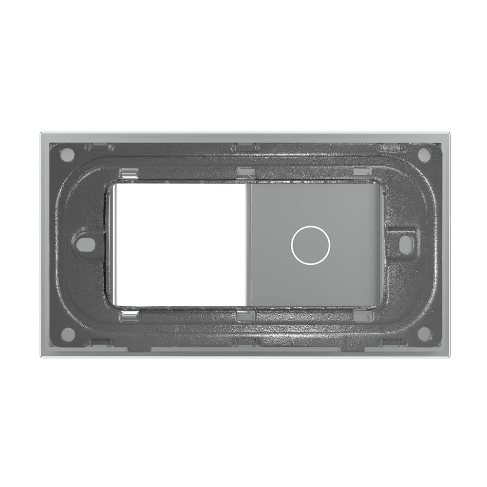 Panou Intrerupator Simplu cu Priza LIVOLO din Sticla, Standard Italian - 4M — imaginea 4