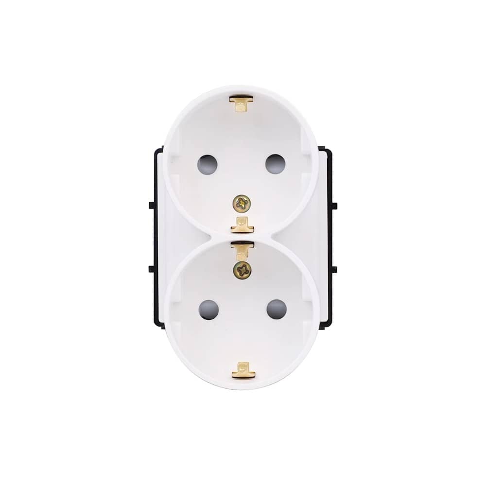Modul Priza Dubla LUXION Pentru Doza Simpla — imaginea 2