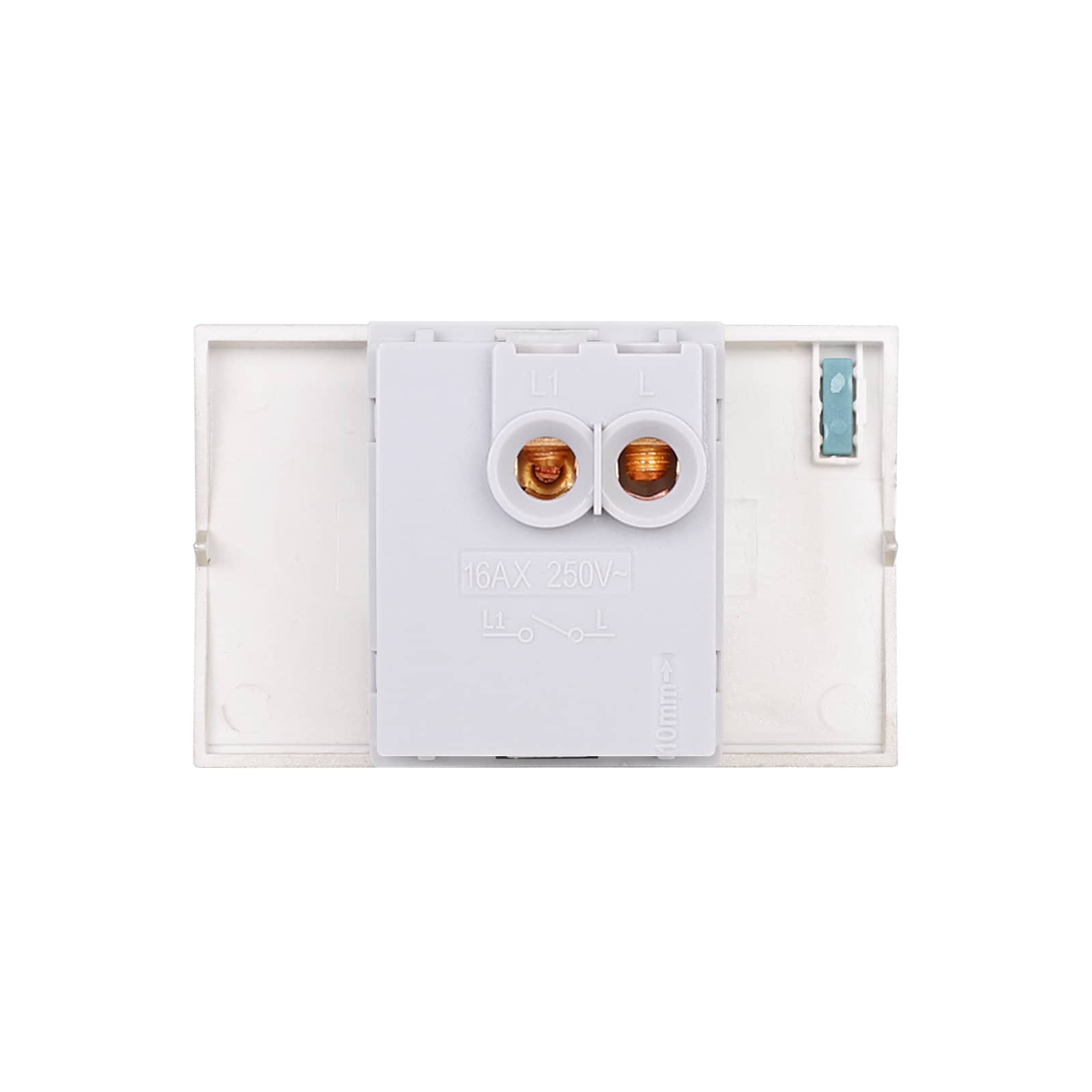 Modul Buton Revenire Mecanic (Sonerie) 3M LUXION, Standard Italian — imaginea 4