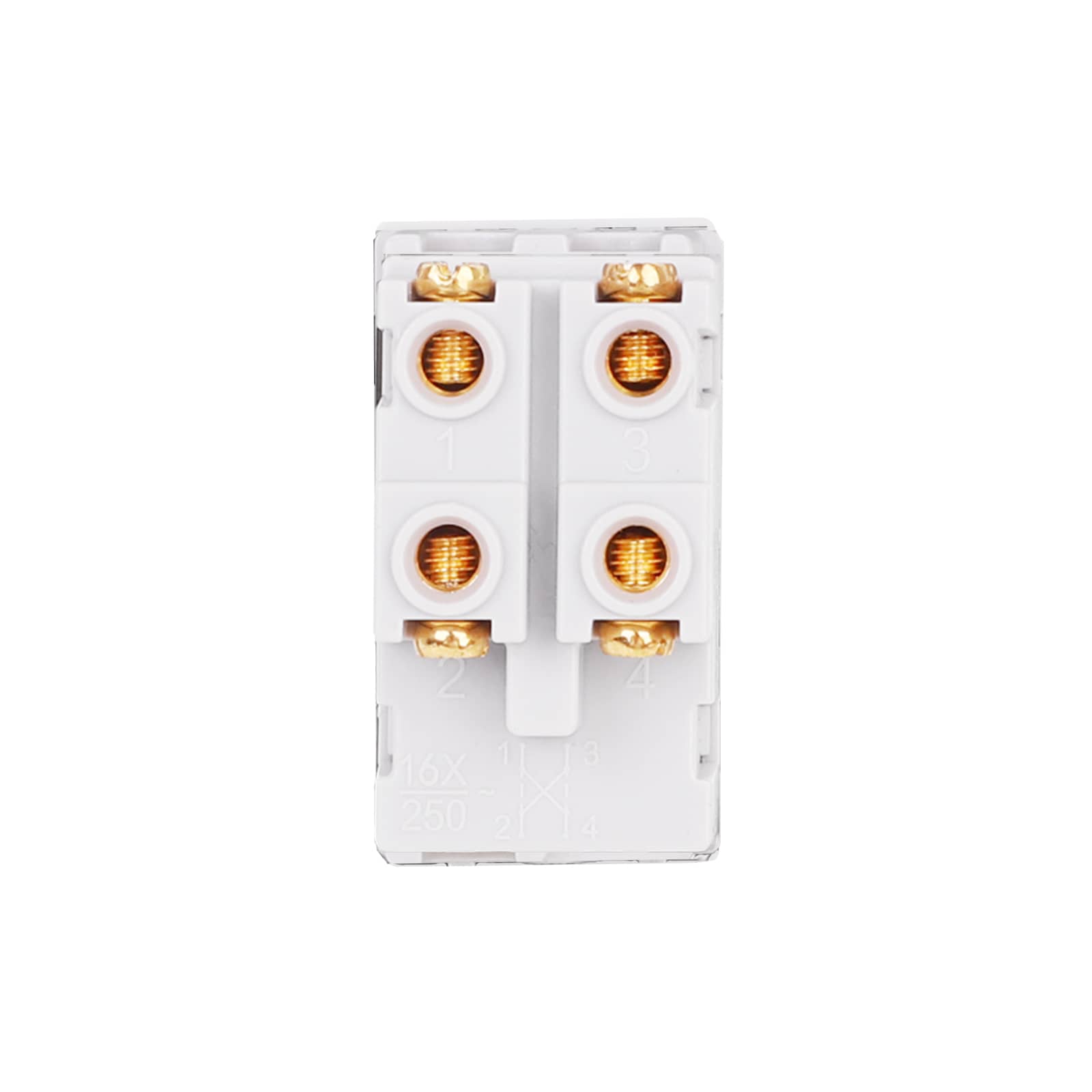 Modul Intrerupator Simplu Cap-Cruce Mecanic 1M LUXION, Standard Italian — imaginea 4