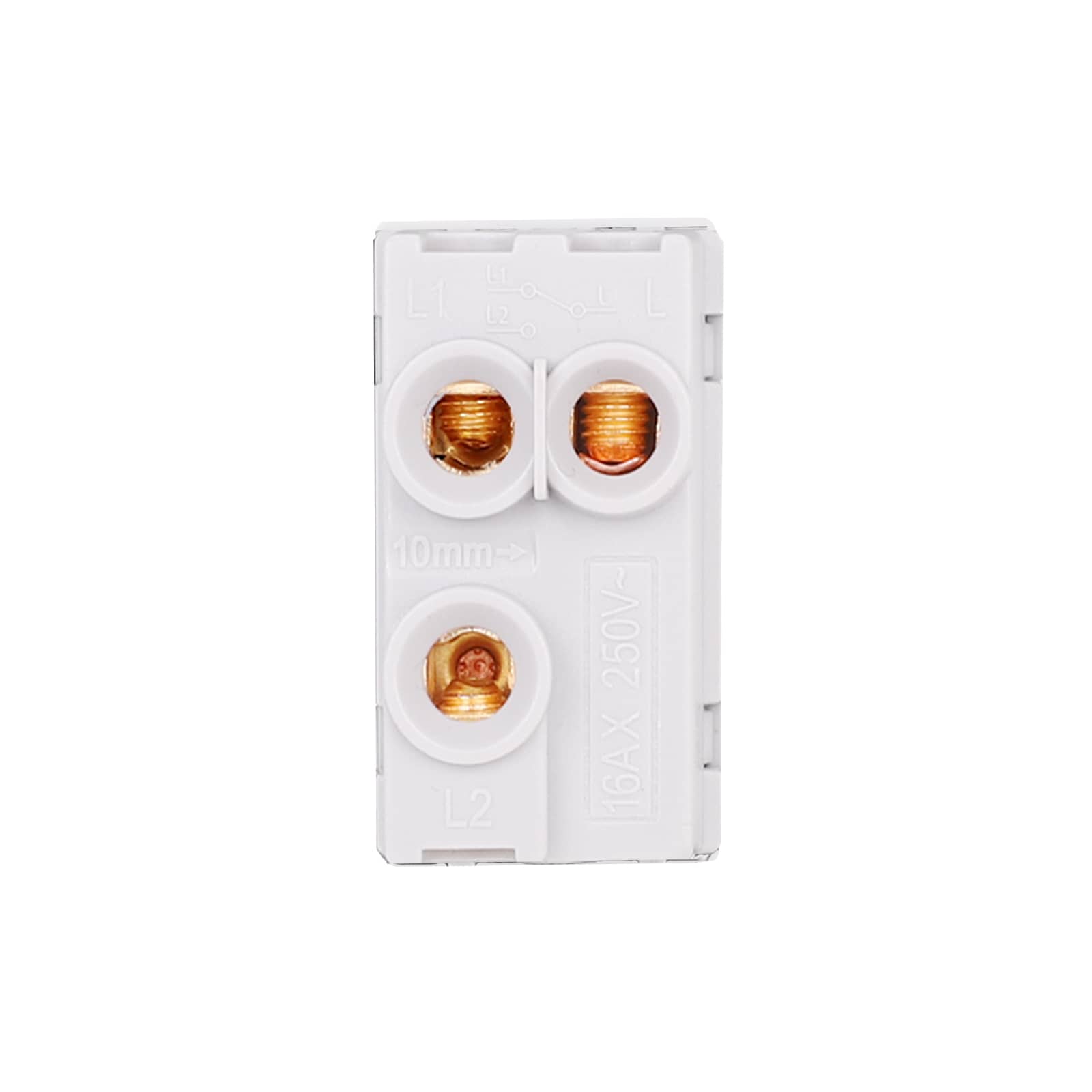 Modul Intrerupator Simplu Cap-Scara Mecanic 1M LUXION, Standard Italian — imaginea 4