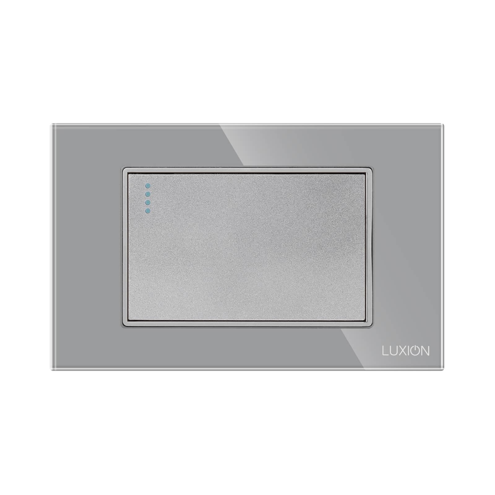 Intrerupator cu Revenire (Sonerie) Mecanic LUXION cu Rama din Sticla, Standard Italian, 3M — imaginea 2