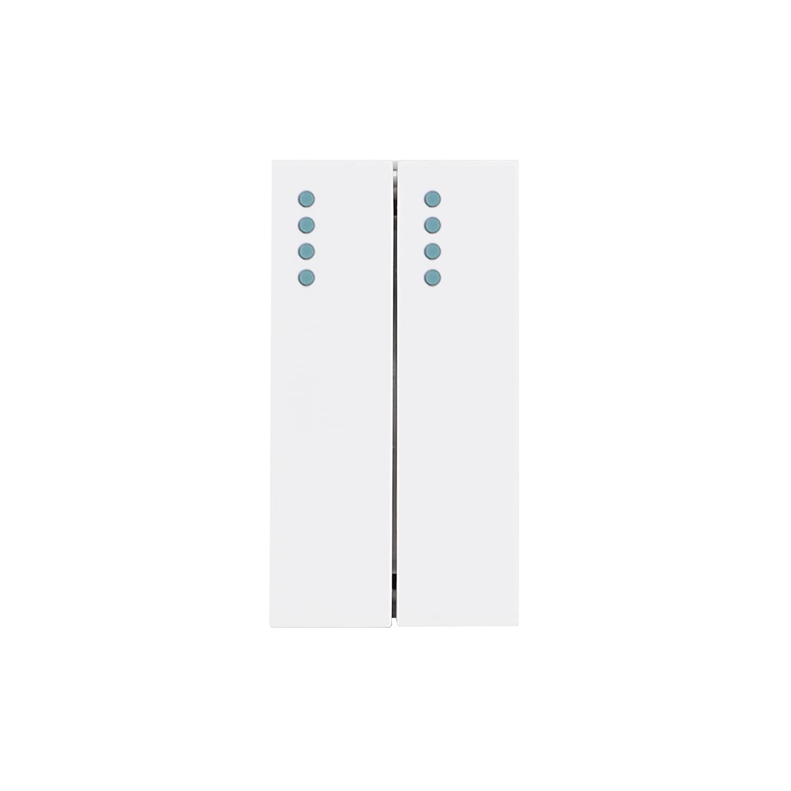 Modul Intrerupator Dublu Mecanic 2M / 1M LUXION, Standard Italian — imaginea 2