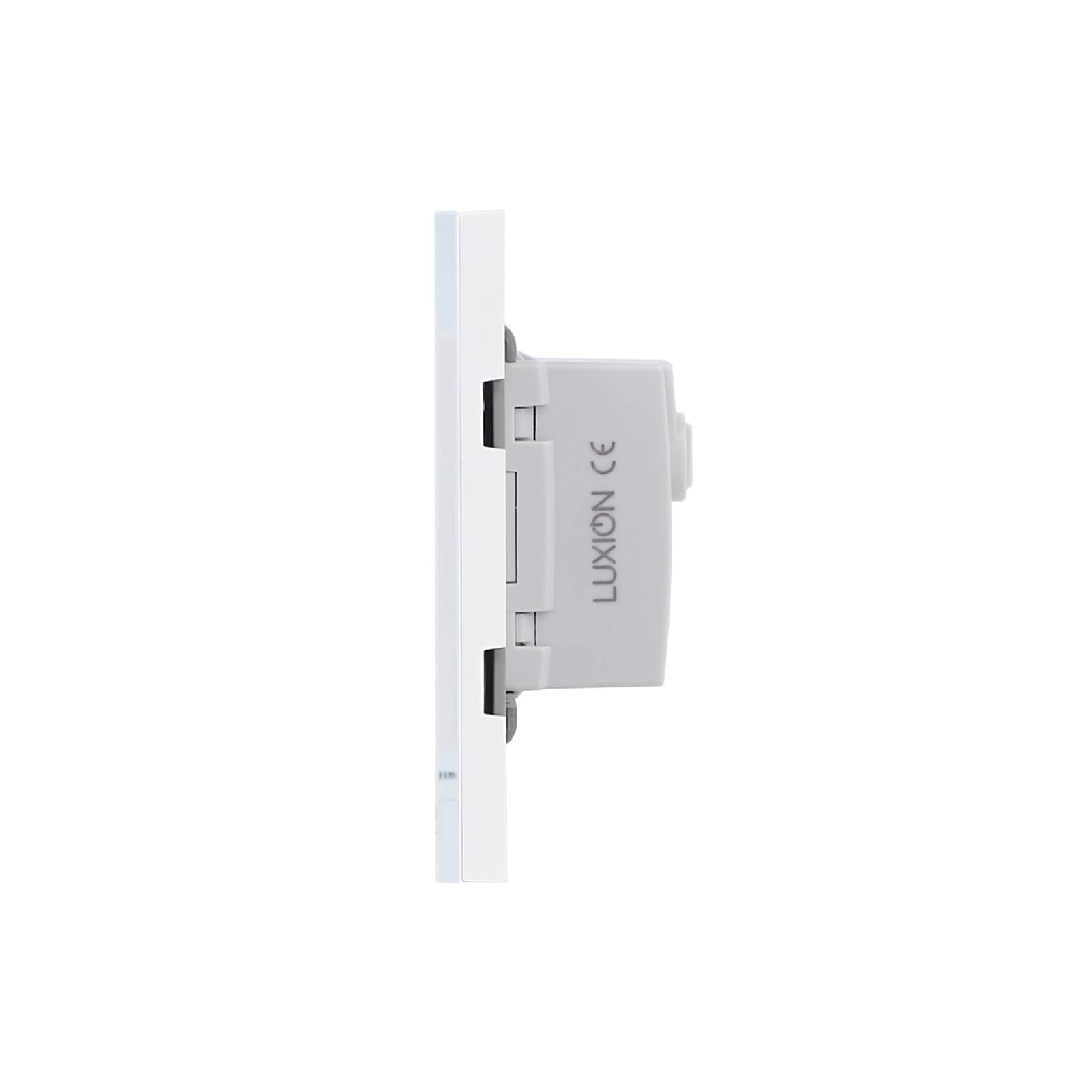 Intrerupator Simplu Mecanic LUXION cu Rama din Sticla, Standard Italian, 3M — imaginea 3