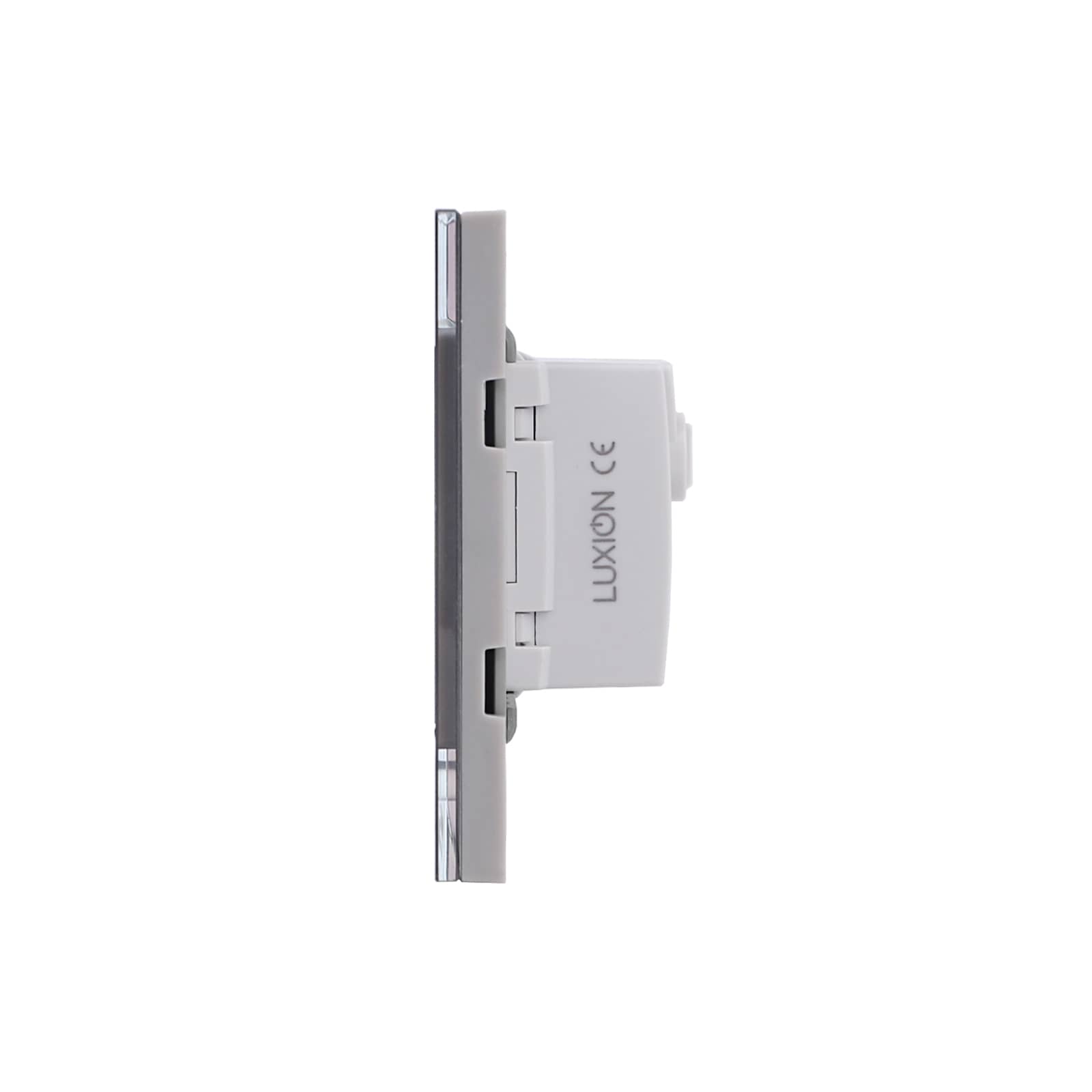 Intrerupator Simplu Mecanic LUXION cu Rama din Sticla, Standard Italian, 3M — imaginea 3
