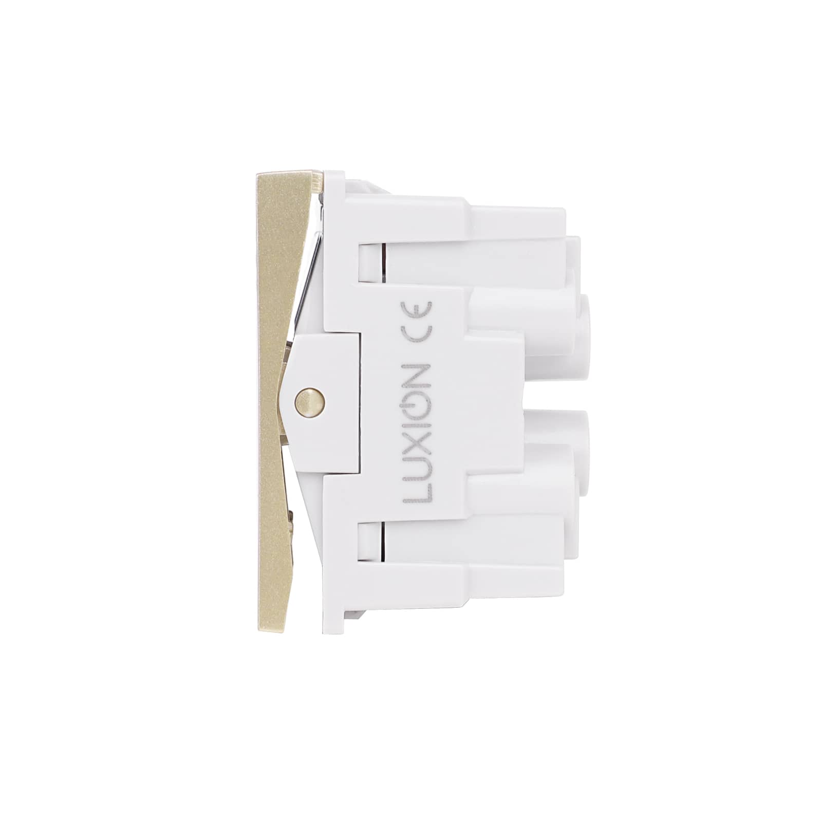 Modul Intrerupator Dublu Cap-Scara Mecanic 2M / 1M LUXION, Standard Italian — imaginea 3
