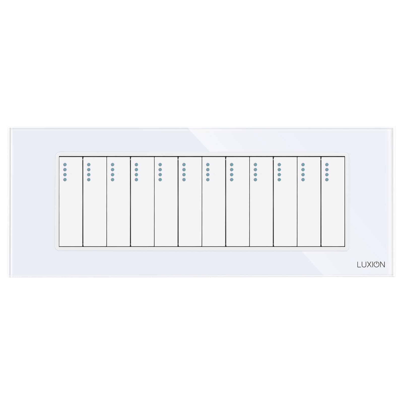Intrerupator Mecanic 12 Posturi LUXION cu Rama din Sticla, Standard Italian, 6M — imaginea 2