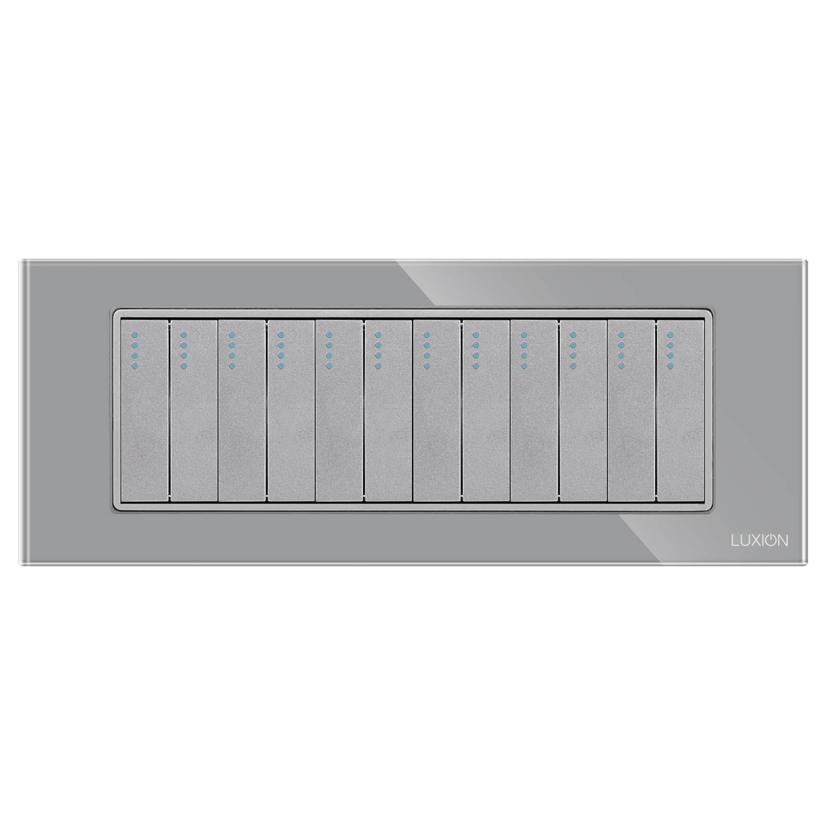 Intrerupator Mecanic 12 Posturi LUXION cu Rama din Sticla, Standard Italian, 6M — imaginea 2