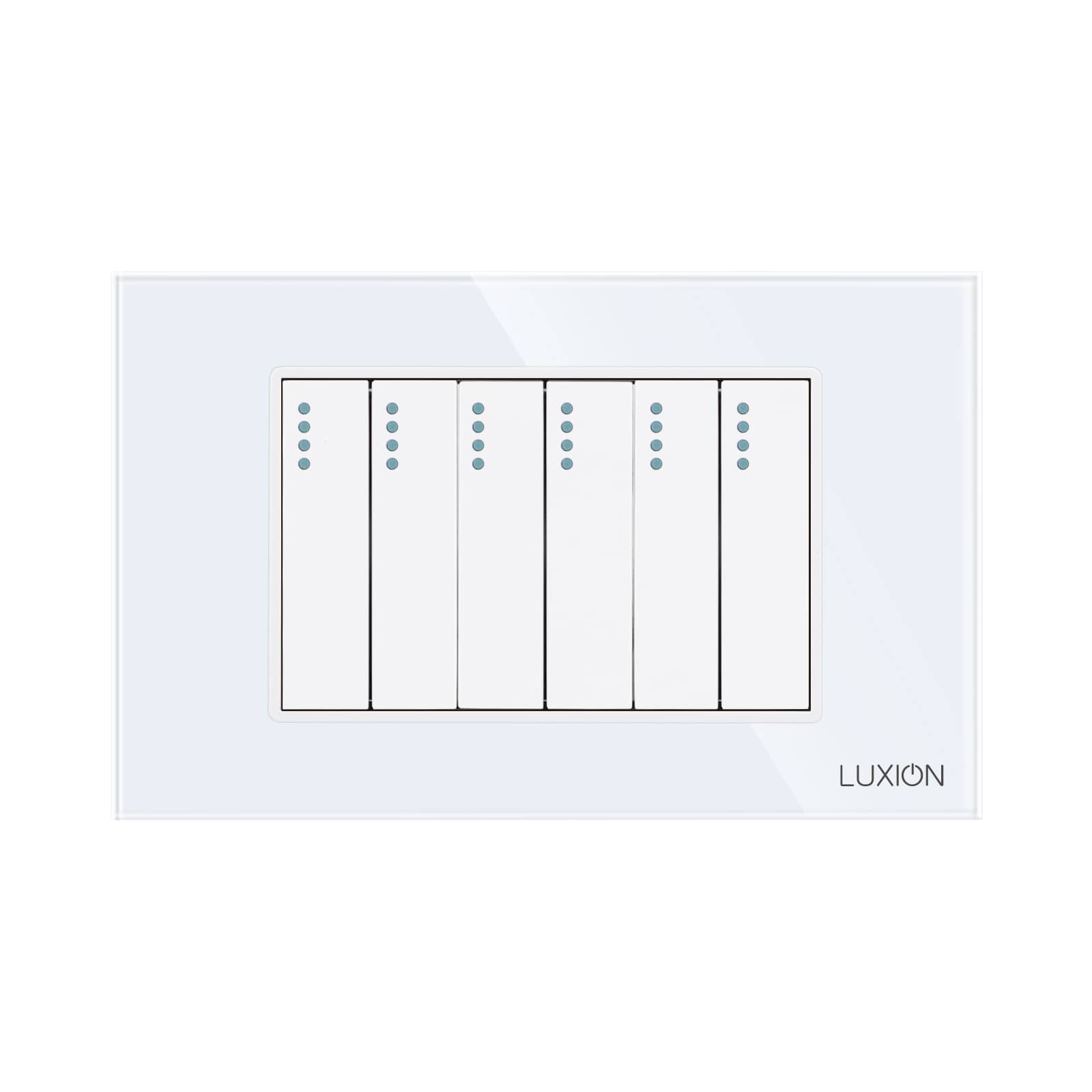 Intrerupator Mecanic 6 Posturi LUXION cu Rama din Sticla, Standard Italian, 3M — imaginea 2