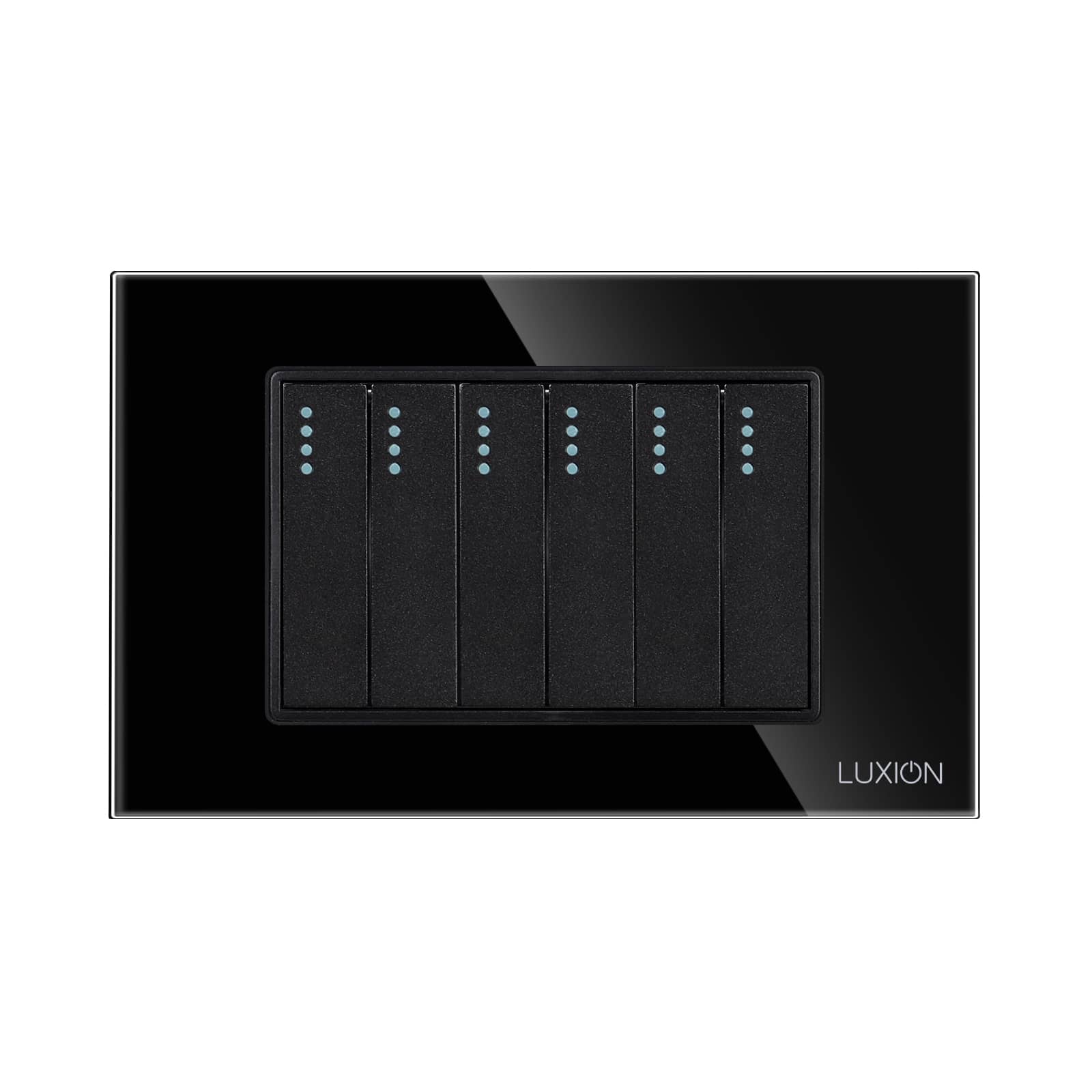 Intrerupator Mecanic 6 Posturi LUXION cu Rama din Sticla, Standard Italian, 3M — imaginea 2