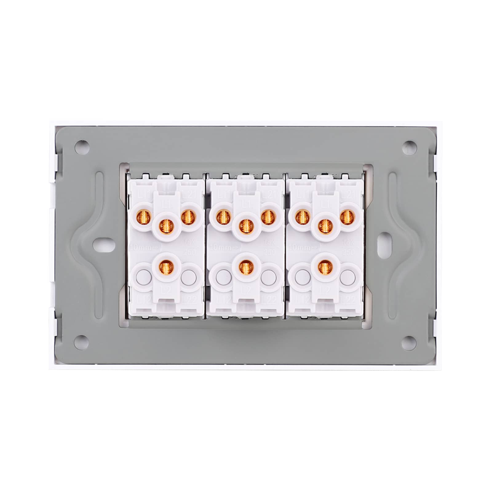 Intrerupator Mecanic 6 Posturi LUXION cu Rama din Sticla, Standard Italian, 3M — imaginea 4