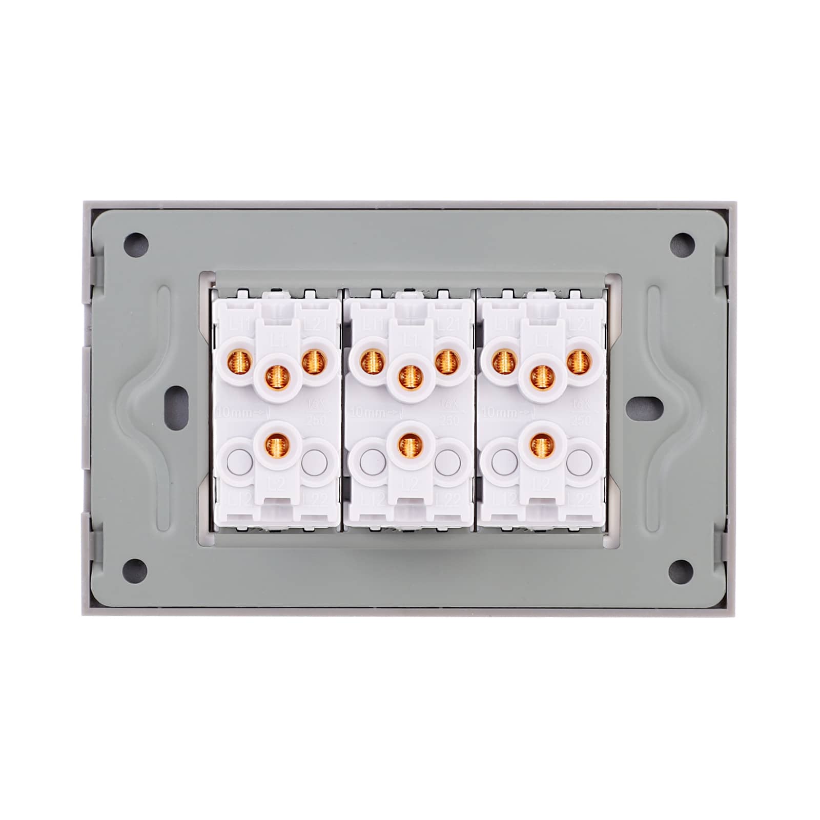 Intrerupator Mecanic 6 Posturi LUXION cu Rama din Sticla, Standard Italian, 3M — imaginea 4