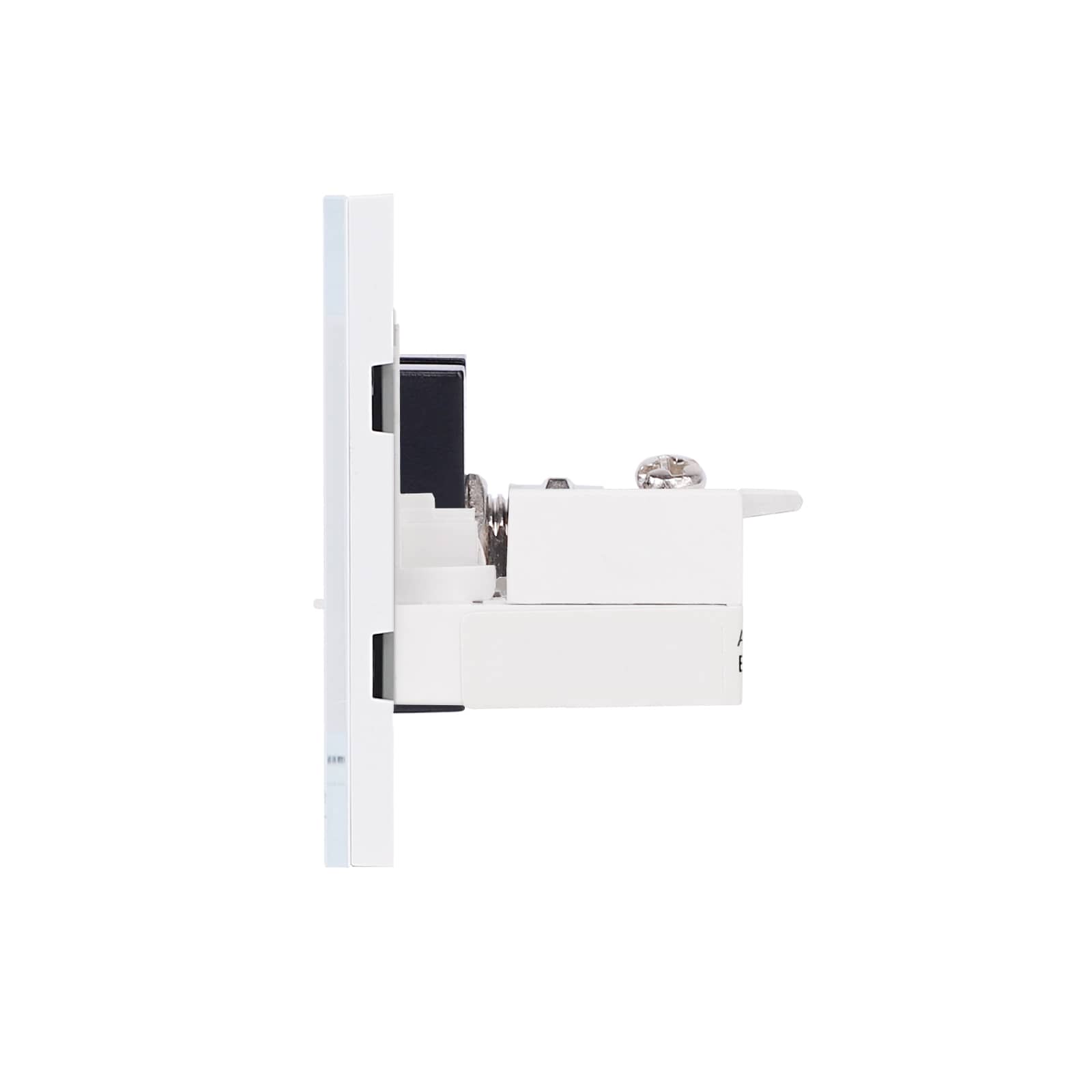 Priza TV + Internet cu Rama din Sticla LUXION, Standard Italian, 3M — imaginea 3